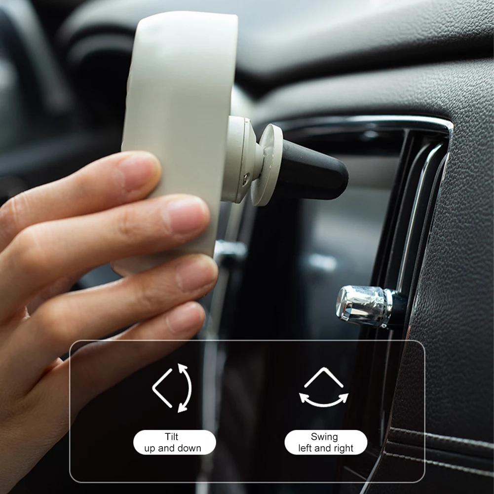 New Car Air Outlet Fan Usb Creative Dazzle Little Fan Car Light Small Auto Cooling for Rear Seat of Automobile Accessories
