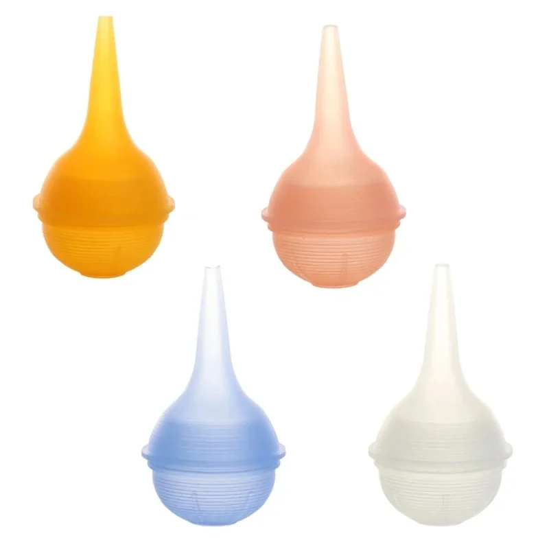 Nasal Aspirator Baby Silicone Nose Aspirator Vacuum Suction Kit Cleaner with Soft Silicone Nozzle Hand Squeeze Snot Remover