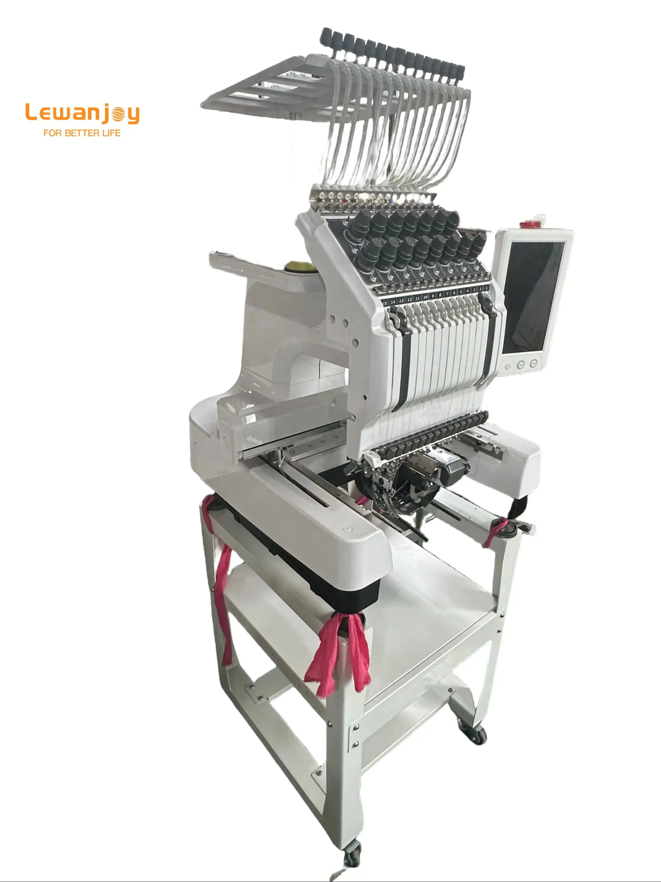 Lewanjoy Máquina de Bordar 15 Agulhas 240x400mm para Camisas