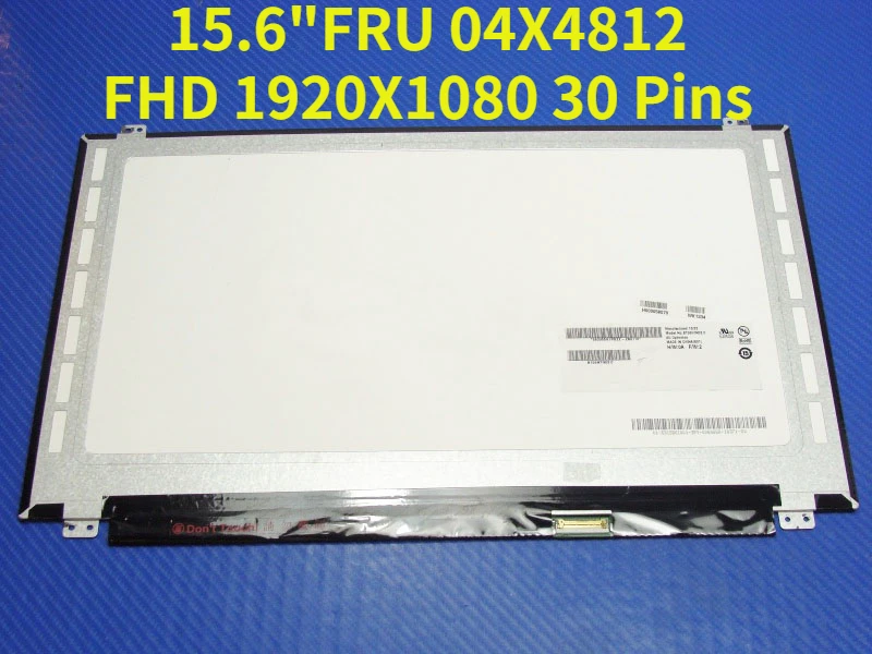 

Matrix for Laptop 15.6" FHD 1920X1080 FRU 04X4812 P/N SD10F28491 LCD Screen Matte 30 Pins Replacement