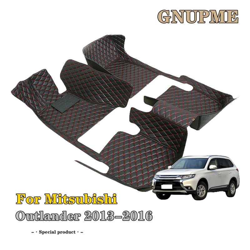 

Автомобильные накладки на ножки для Mitsubishi Outlander 2013-2016, 5-местный защитный коврик, автомобильные напольные коврики, задняя крышка, автомобильные защитные коврики