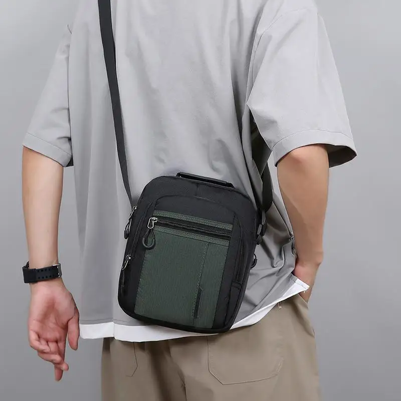 Wasserdichte, lässige Umhängetasche für Herren, multifunktionale Outdoor-Umhängetasche – Detail 5