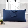 1pc Cotton Solid Color Pillow Cover 50x70 50x90 Rectangular Envelope Pillowcase High Quality Bedding Pillow Case 6