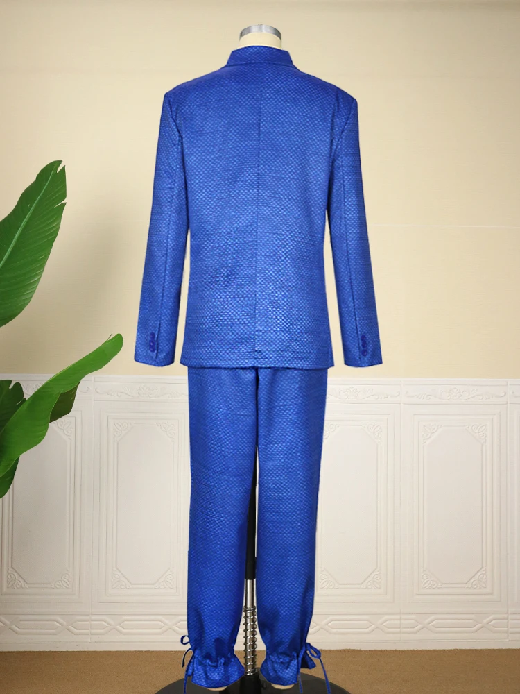 Pant Suit Two Piece Summer Royal Blue Suits For Women Blazer Work