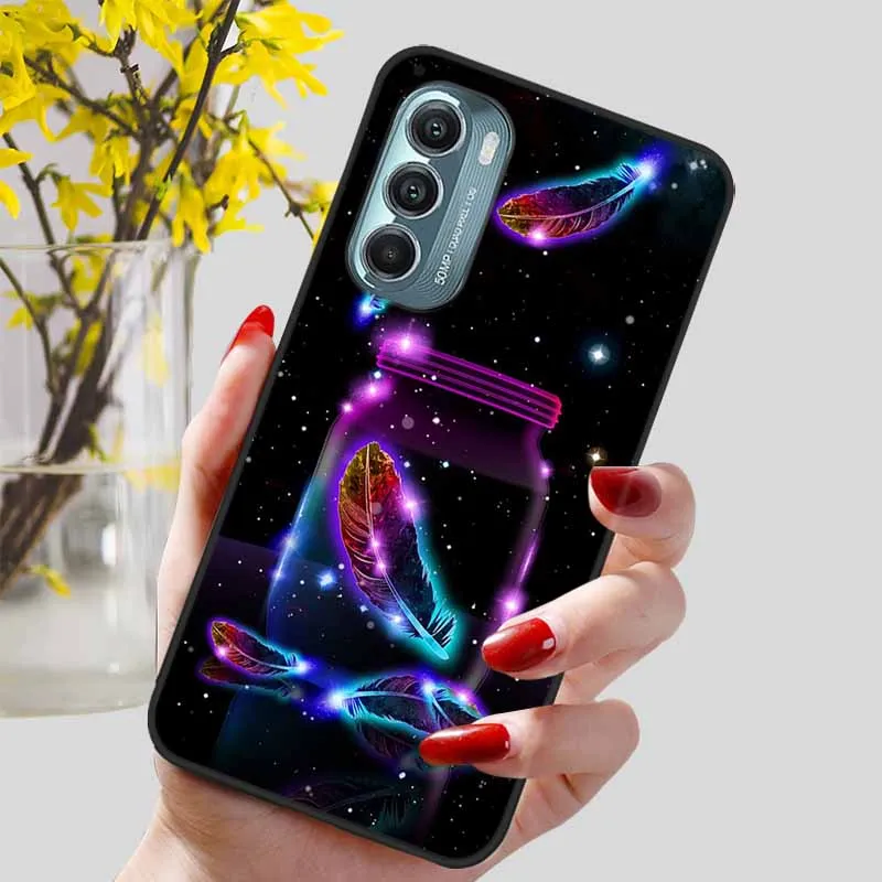 Elegant Black TPU Silicone Phone Cover - Fashion Luxury Cute Protector with Soft Bumper Design