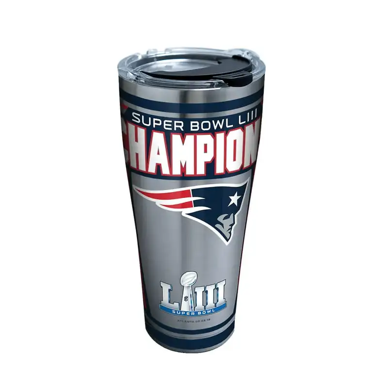 

England Patriots LIII 30 oz Stainless Steel Tumbler