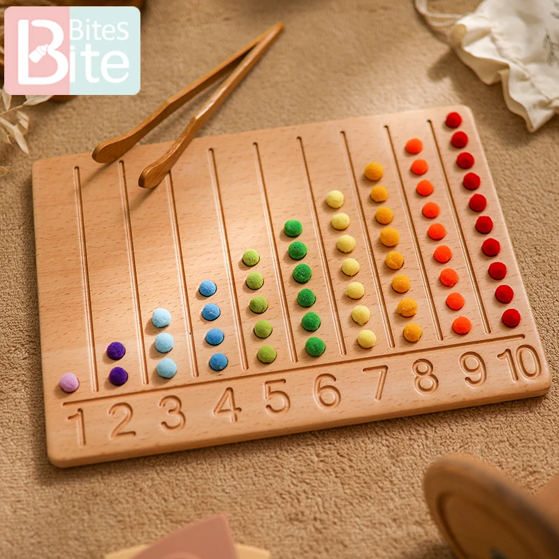 Educational Toys Board Games Math Toys Learning Puzzle Toys Learning Board Toy Montessori Digital Board for Girls Boy Tracing Board
