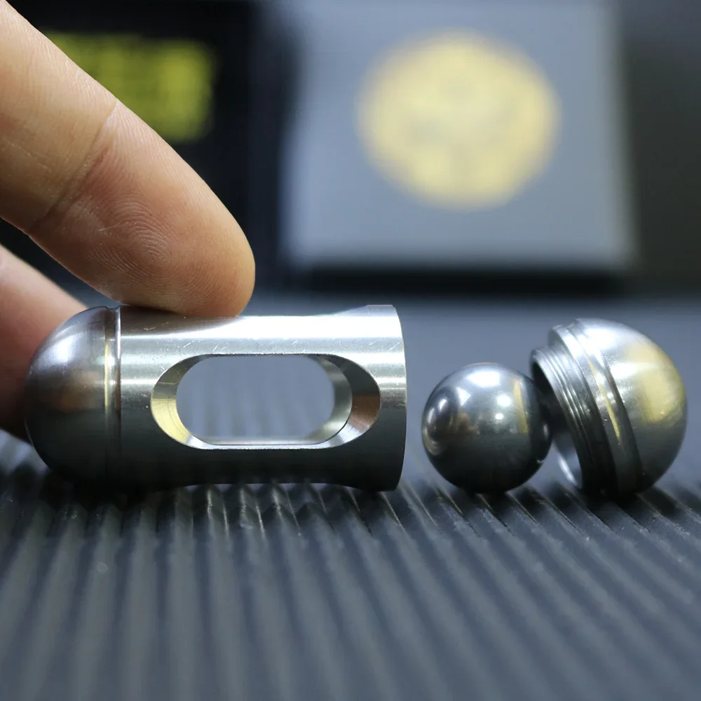 Metal Haptic Slider Fidget Clicker Cylinder Stainless Steel EDC Gadgets Adults ADHD Stress Relief Toys For Anxiety