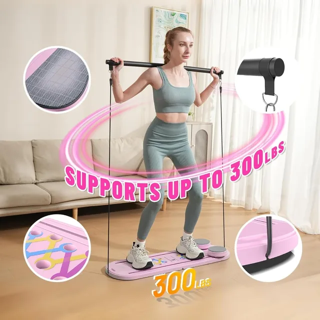 Foldable Pilates Reformer Training Set 3