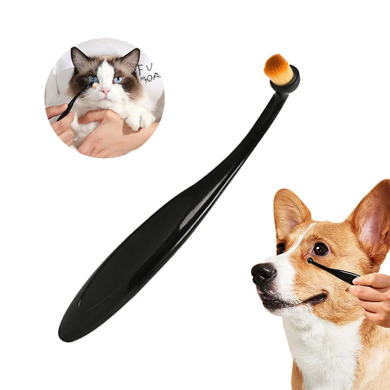 Pet Cleaning Soft Brush Pet External Tear Stain Removal Brush Dogs And Cats Eye Cleaning Dog And Cat Eye Powder Applicator