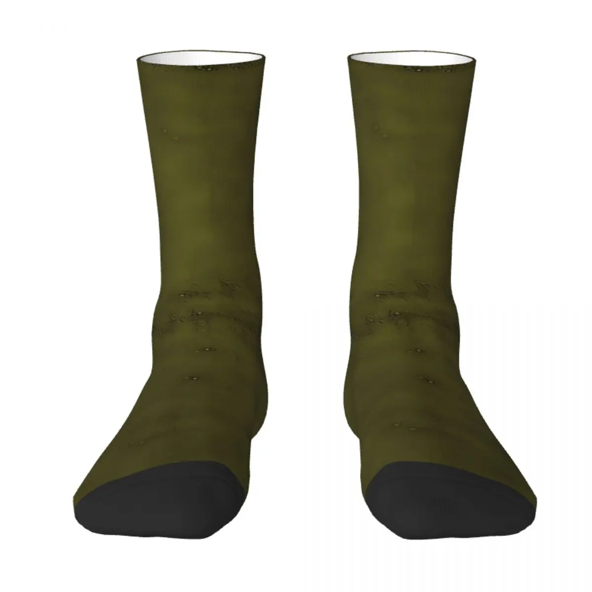 

Monochrome Olive Kaleidoscopic Pattern Olive Mandala Sock Socks Men Women Polyester Stockings Customizable Hip Hop