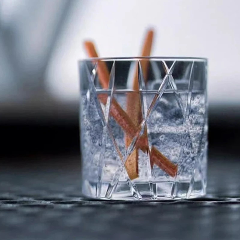 335ml Fashion Whiskey Glass Glassware for Cocktail Scotch Bourbon Gin Vodka Brandy Party Creative Beer Cup Transparent Drinkware