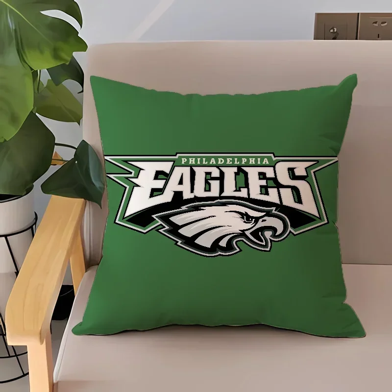 Philadelphia E-Eagles Cushion Cover 45x45 Cushions Covers Decorative Pillowcase for Living Room Home Decoration Accessories Sofa 2