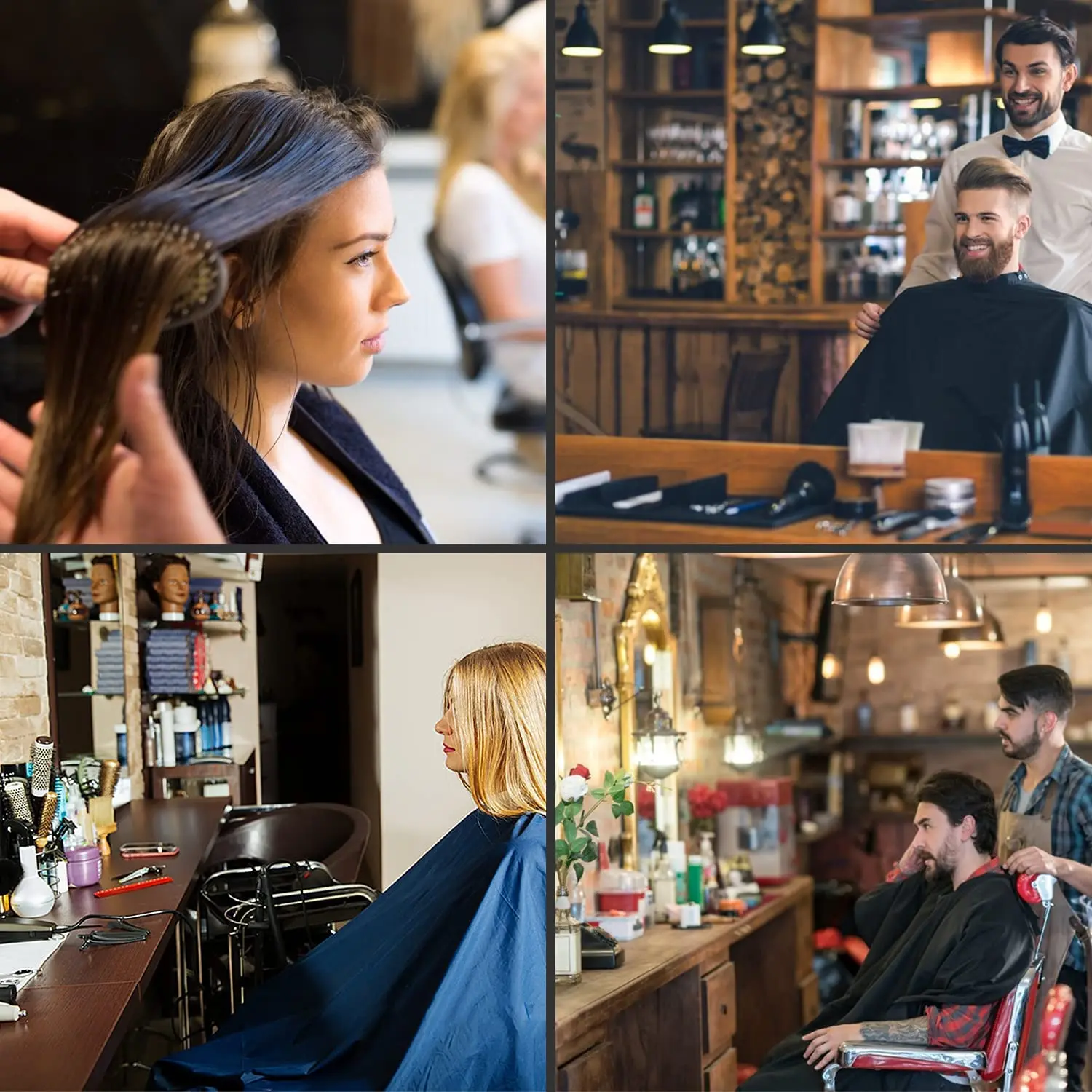 미용 가위 홀더 스탠드 가위 빗 헤어 클립 보관 상자 살롱 도구 다채로운 Arcylic 클램프 스크루 드라이버 주최자