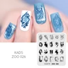 Nail Art Stamping Plate Animals Leaves Christmas Halloween Stencil for Nail Stamper Gel Polish Image Template Manicure DIY Tool 1