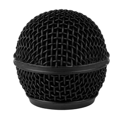 Durable Steel Replacement Mesh Head for Professional Microphones (Black)