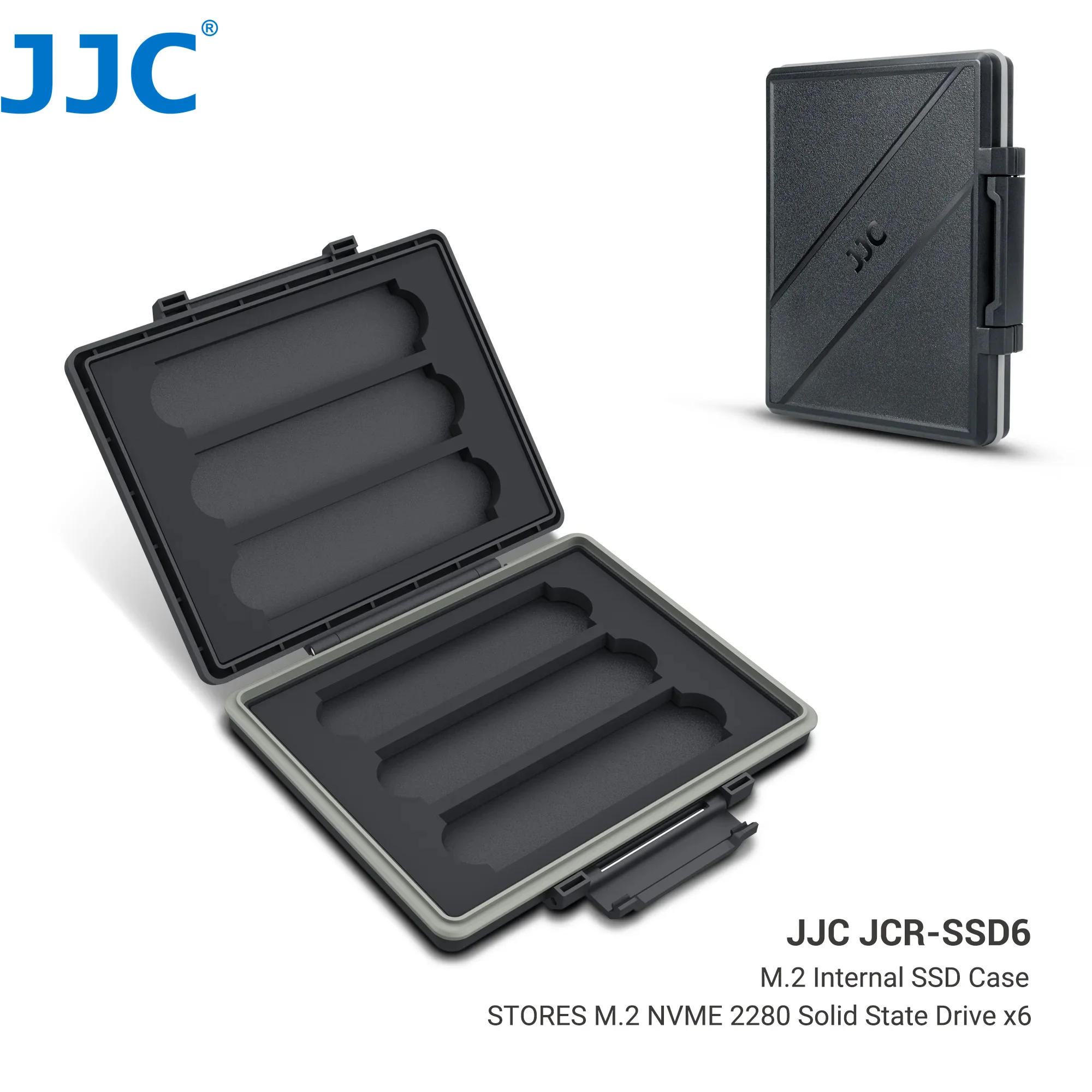 Estojo para Cartões Ssd Resistente à Água Slots M.2 2280 2260 2240 Armazenamento M.2 Drive Nvme M.2 2280 à Prova de Choque