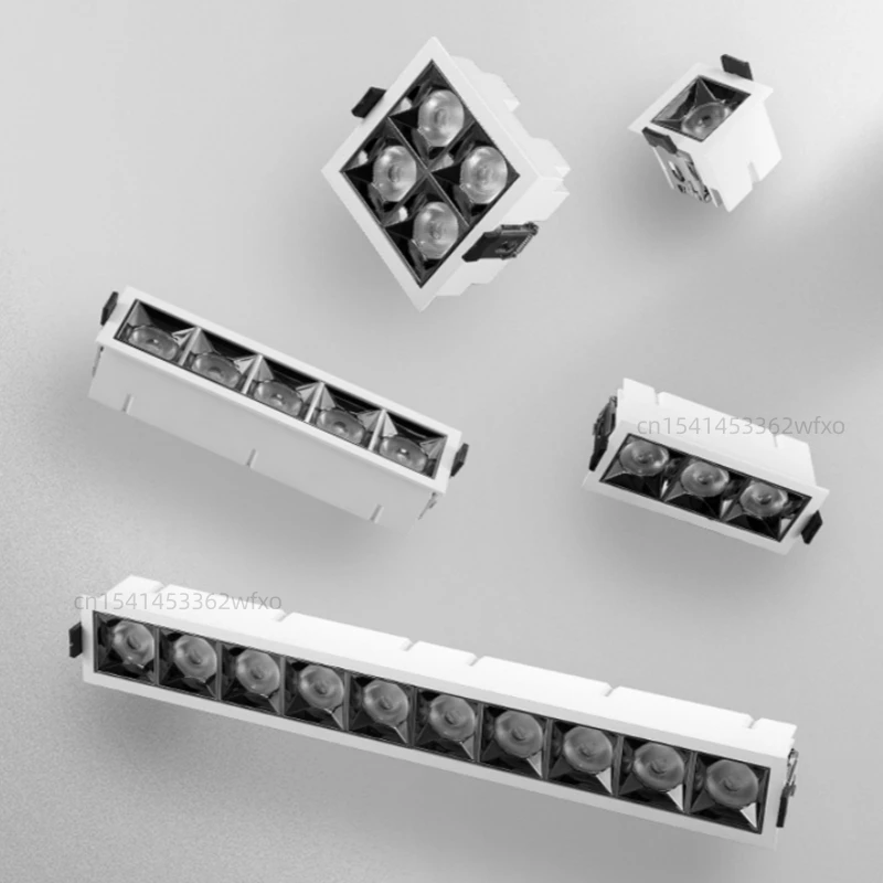 디밍이 가능한 LED 통 5W15W20W25W45W50W 천장 조명 AC110-220V 스포트라이트 메인 조명 없음 상업용 조명