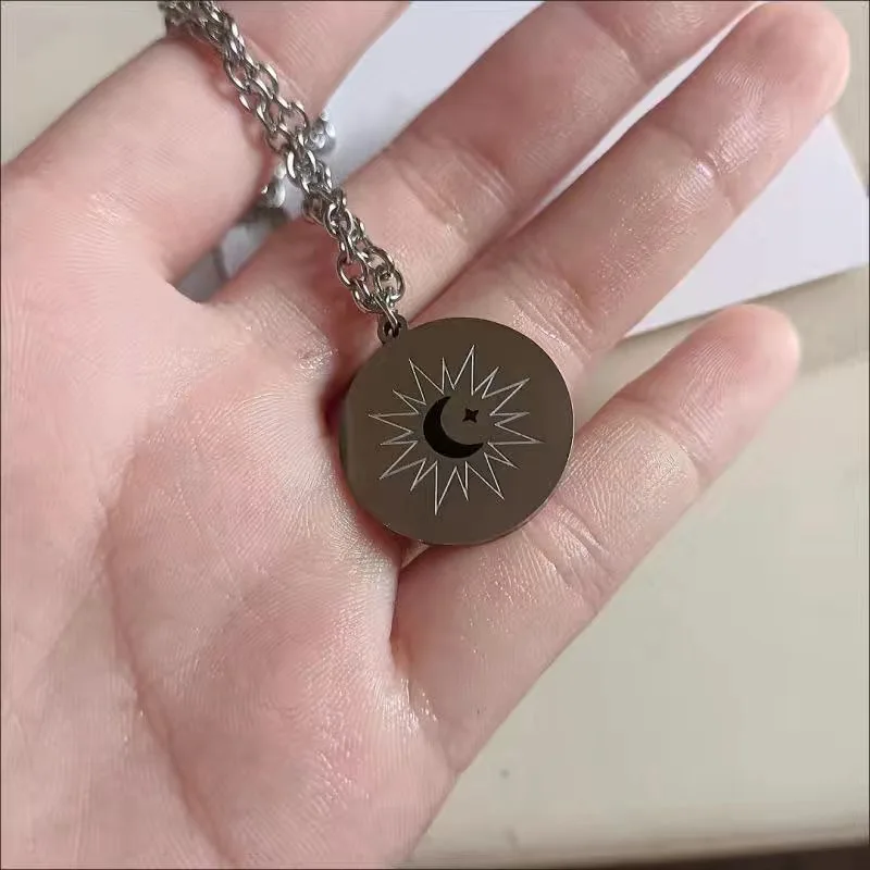 TV Series คาธ The Eclipse Cosplay Necklace Ayan Khaotung Moon Star