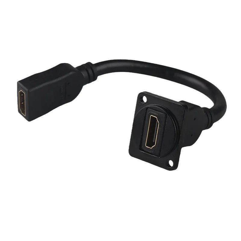 Enhanced HDMI Dual-Sided Female Socket with High-Definition Video Connectivity