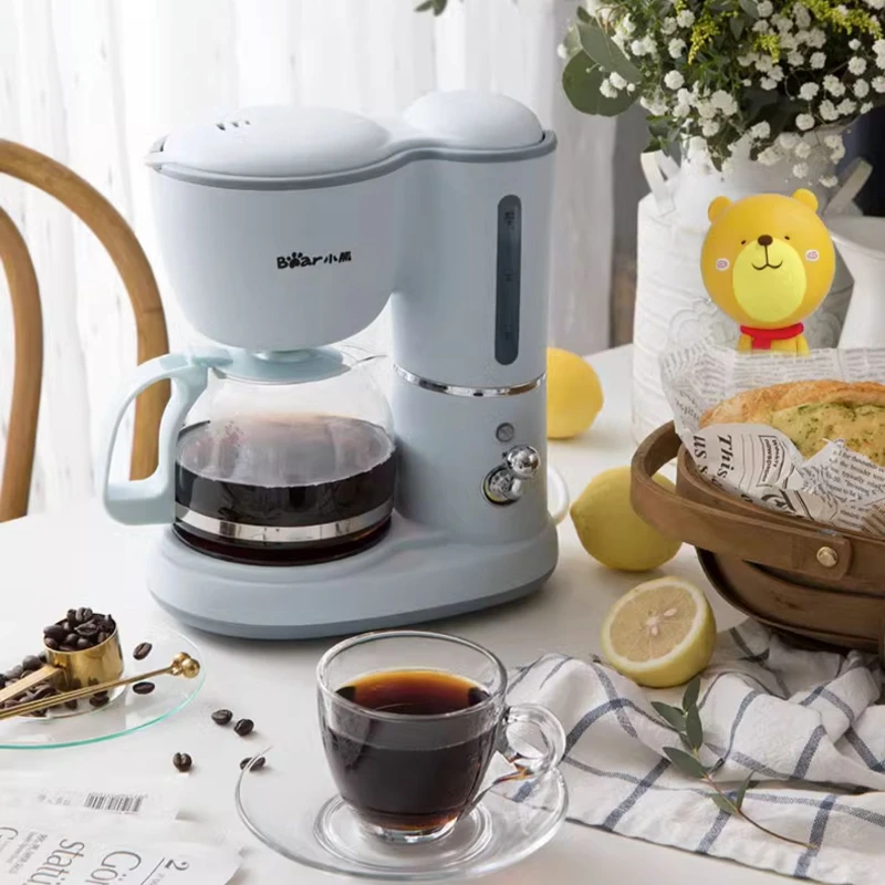 Automatic Coffee Making Machine Household Drip-in Small Mini Coffee Pot Tea  Tea Brewing Pot Dual-Use