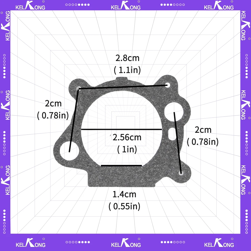 

KELKONG 10Pcs Air Filter Gasket Washer Accessories For Briggs Stratton 795629 272653 272653S Carburetor Chainsaw