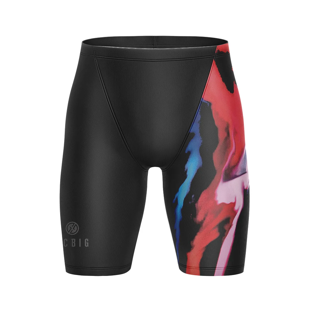 Mens Summer Beach Swimming Jammers Trunks For Run Swimwear Jammer Gym Tight Surf Shorts Swim Uv Athletic Training Swim Pants swim trunks swim shorts