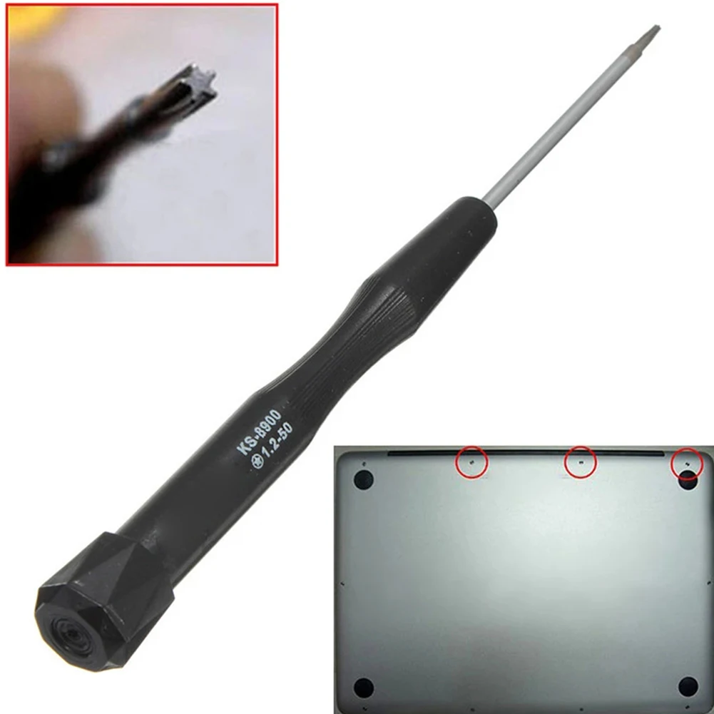 맥북 에어 프로 펜타로브 스크루 드라이버 수리 도구, 5 스타 5 포인트 0.8mm 1.2mm 스크루 드라이버 유지 보수 수공구