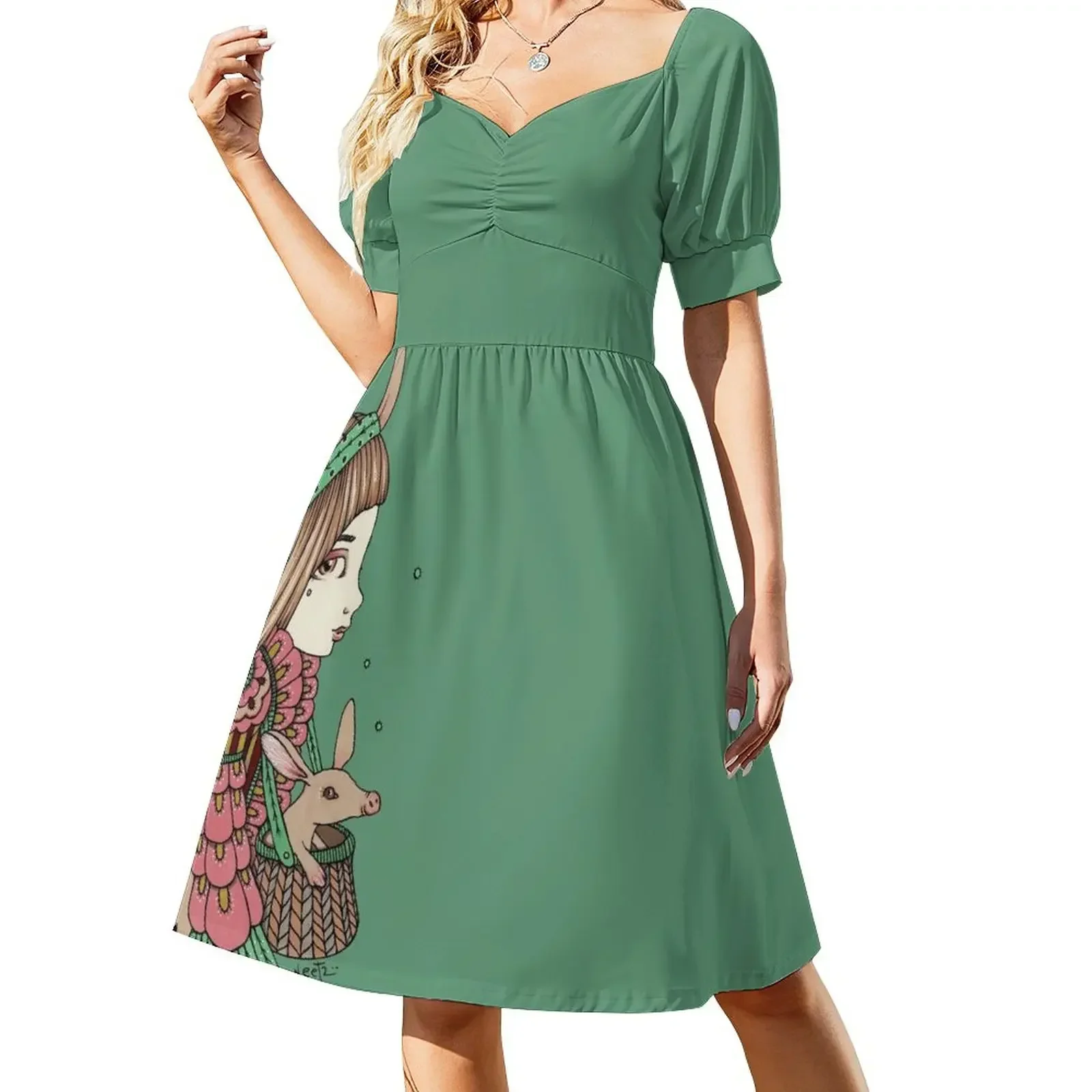 thumbnail image 1 of Vestido de manga corta Candy & Rosehip, vestidos de fiesta, vestidos de novia para mujer, 1 of 7
