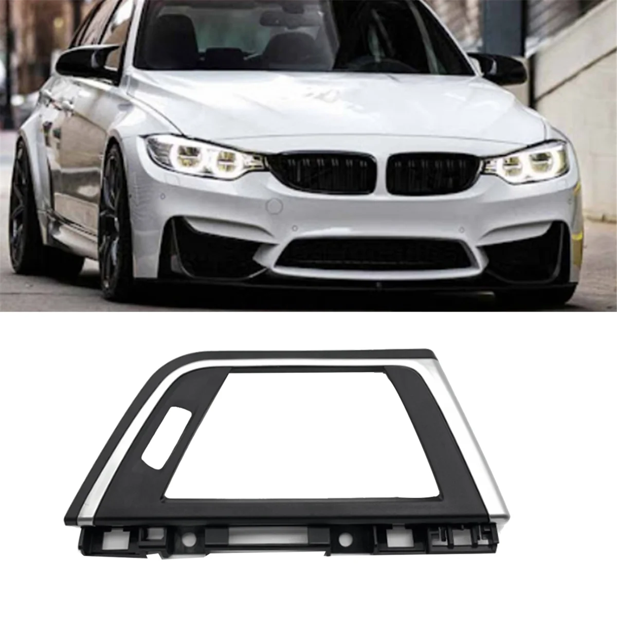 자동차 대시 보드 오른쪽 A/C 환기구 배출 패널 64229346225 BMW 3 4 시리즈 F30 F31 2012-2019 F32 F33 2011-2020