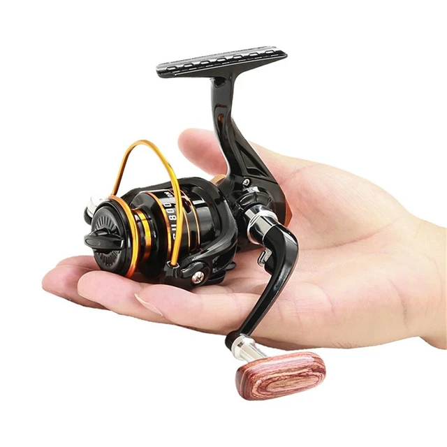 800 Type Fishing Reel Folding Rocker Micro Spinning Wheel Fishing  Accessories Freshwater Saltwater Spinning Reel