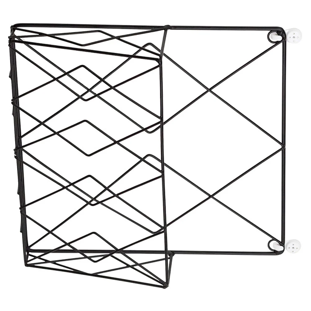 WallMountPaperFolderHolderHangingFileRackWallBookShelfWire