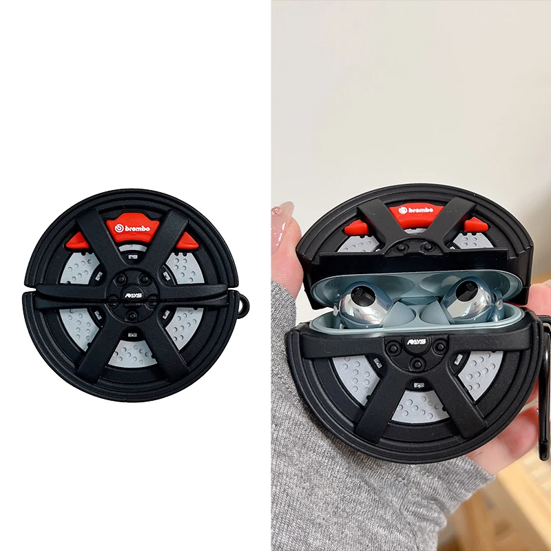 

New 3D Tire Series For Xiaomi Buds 4 Pro 3Pro For Redmi Buds 4 Pro 3pro Headphone Case Drop and Shock Protection Headphones