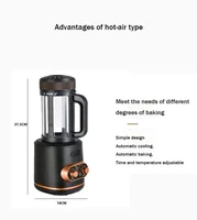 Torréfacteur électrique de grains de café 220V, machine à torréfier le café à domicile avec contrôle de la température, minuterie et refroidissement automatique 6