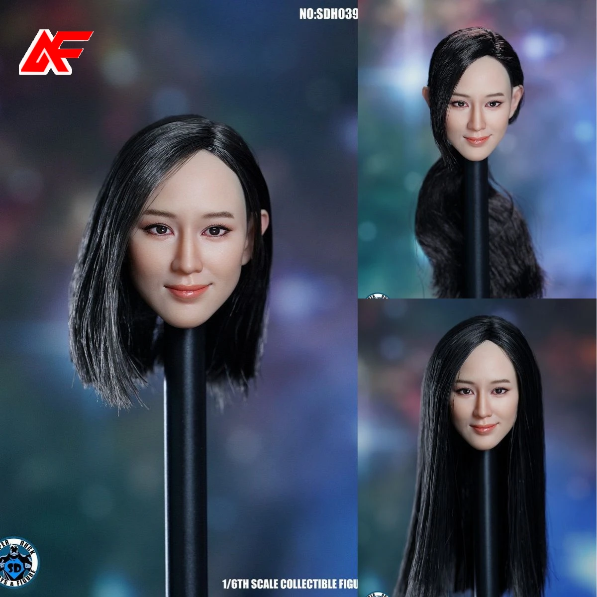 SDH039-1-6-Scale-Asian-Girl-Head-Model-For-12-inches-Female-Action ...