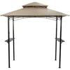 Soft Top BBQ Canopy - 8'X5' Outdoor Grill Gazebo Grill Canopy (Tent) with 4pcs Detachable LED Light 2
