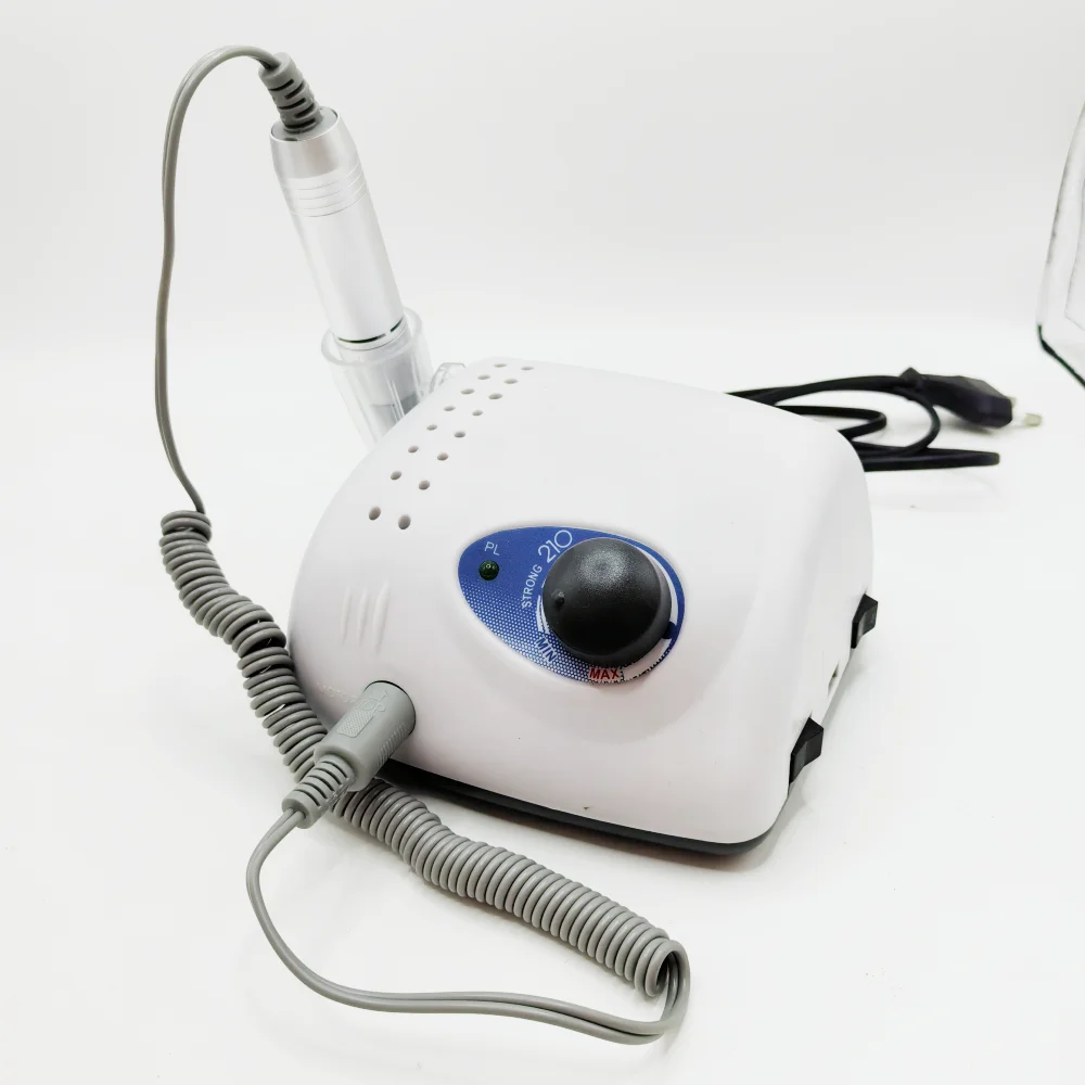 STRONG 210 Electric Nail Drill Machine 35000RPM Handpiece Nail File Equipment Polishing Nail Pedicure Nail Art Drill Machine 2
