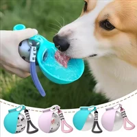 2-in-1 Portable Dog Water Bottle for Small Dogs - Leak-Proof & Compact Dog Travel Water Bottle -Stainless Steel Bottle & Silicon 1