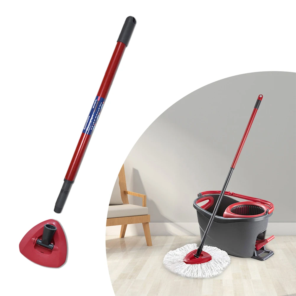 

Поворотная швабра, телескопическая сменная ручка для EasyWring RinseClean, поворотная швабра, пылесос с пластиковой треугольной основой