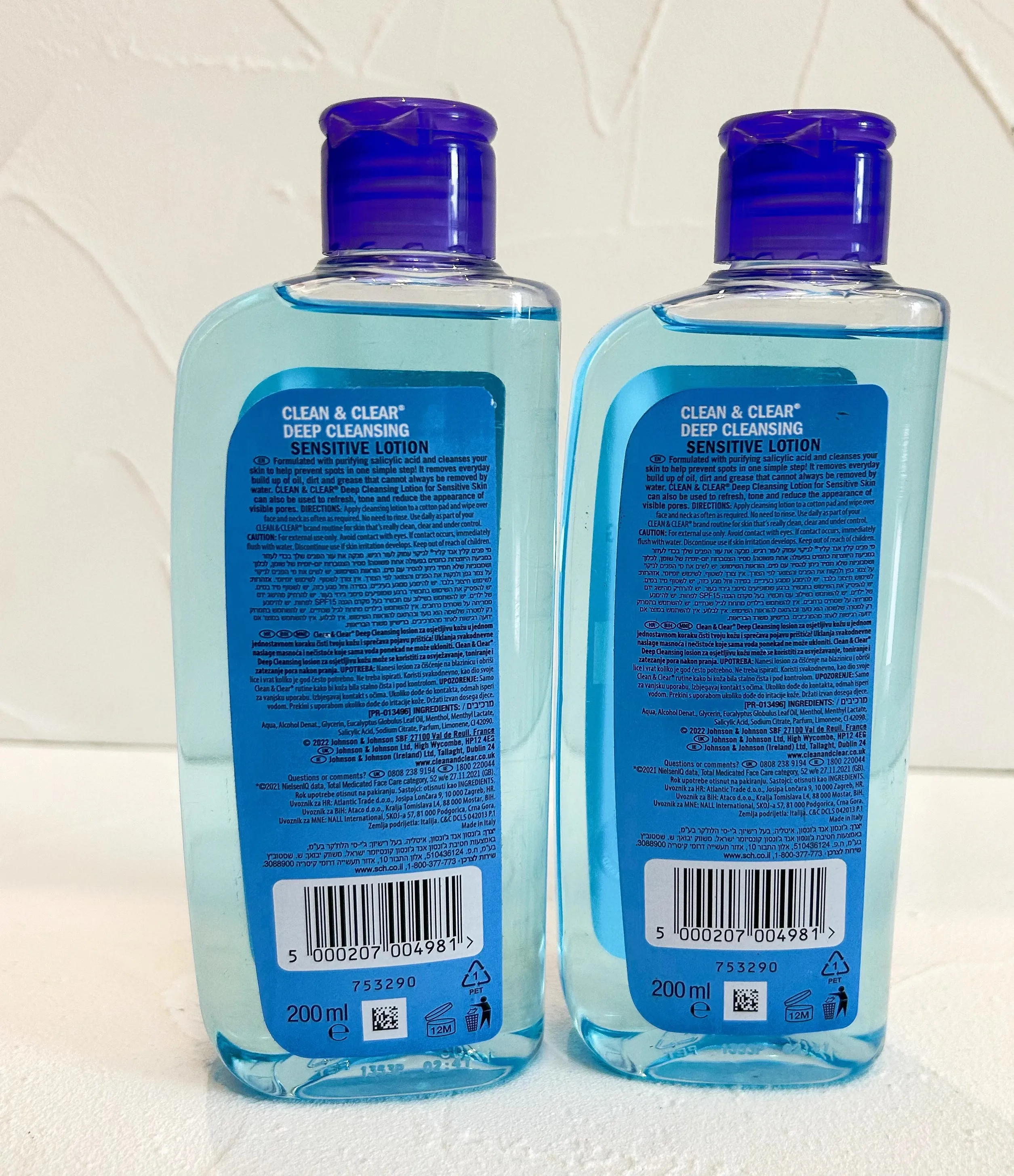 Clean Clear Salicylic Acid Toner 200ml Deep Cleansing Lotion Oil Control & Pore Shrinkage Rare Beauty Face Skincare