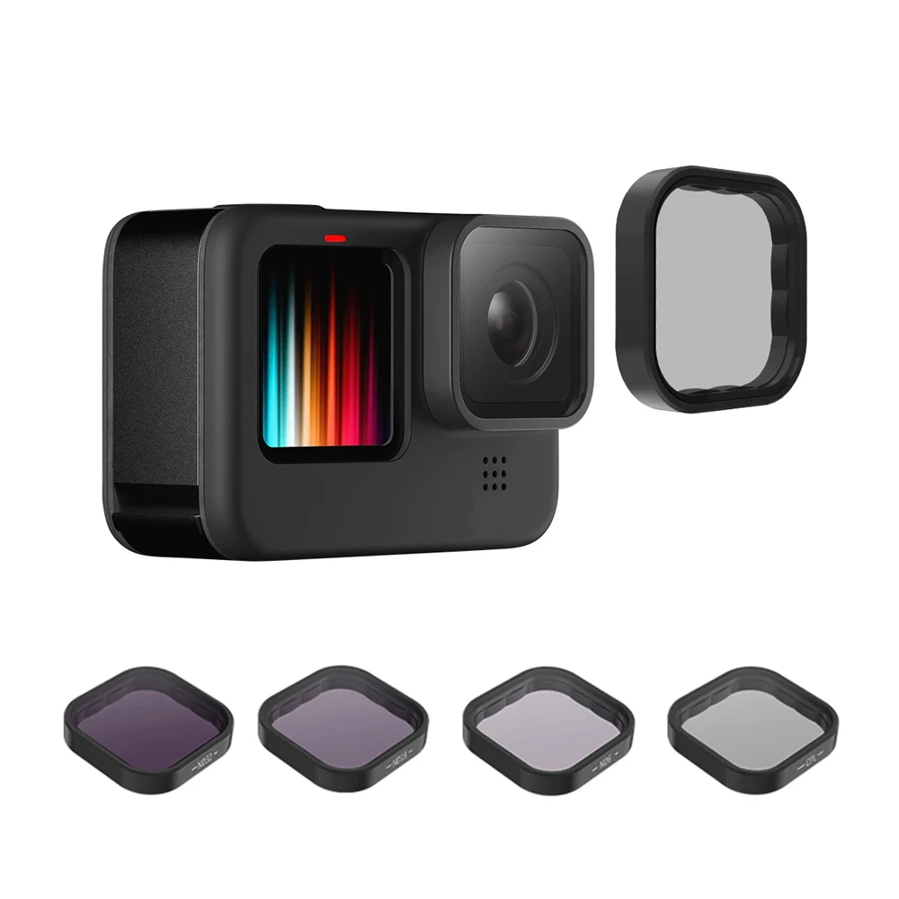 

Набор фильтров TELESIN ND8 ND16 ND32 CPL для объектива, рамка из алюминиевого сплава для GoPro Hero 5 6 7 9 10 11, аксессуары для экшн-камеры ND CPL