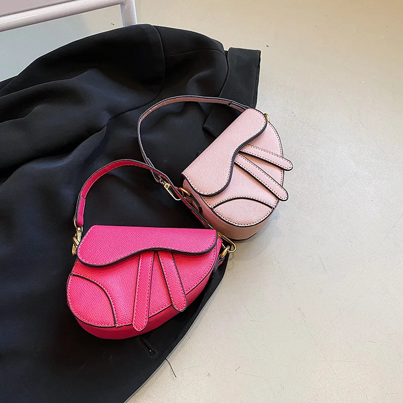 Fashion Children Shoulder Bags Toddler Baby Girls Princess Handbag Toddler Baby PU Saddle Messenger Bags Coin Purse Free Ship