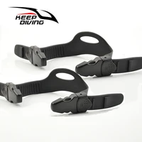 1 Pair Adjustable Scuba Diving Fins Accessories Swimming Fins Straps Big Buckles Small Buckles 1