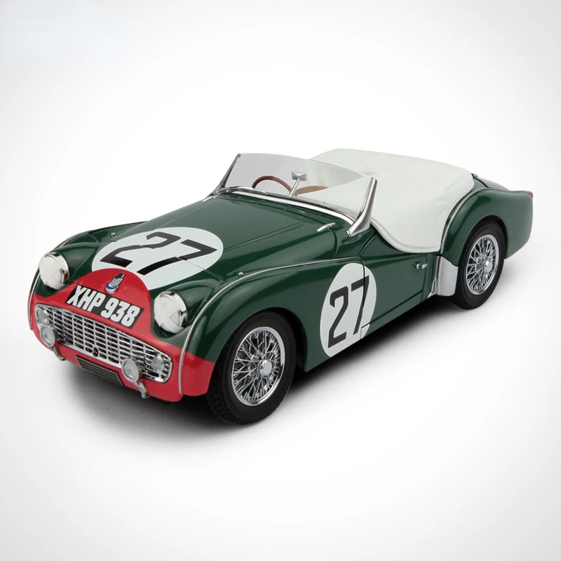 

1:18 Triumph Classic car Model Le Mans No.27 High Simulation Diecast Car Metal Alloy Model Car Toys for Children Gift Collection