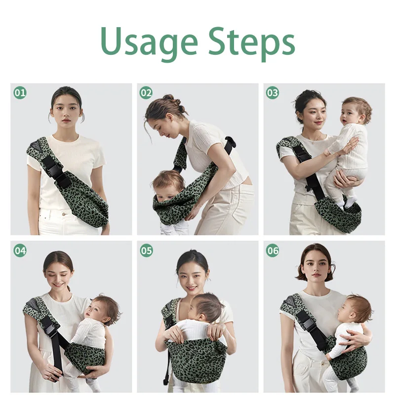 Portable Sling Baby Carrier Wrap Toddler Backpack Shoulder Bag Bebe Carriers Newborn Backpacks Infant Bags for New Born - 6