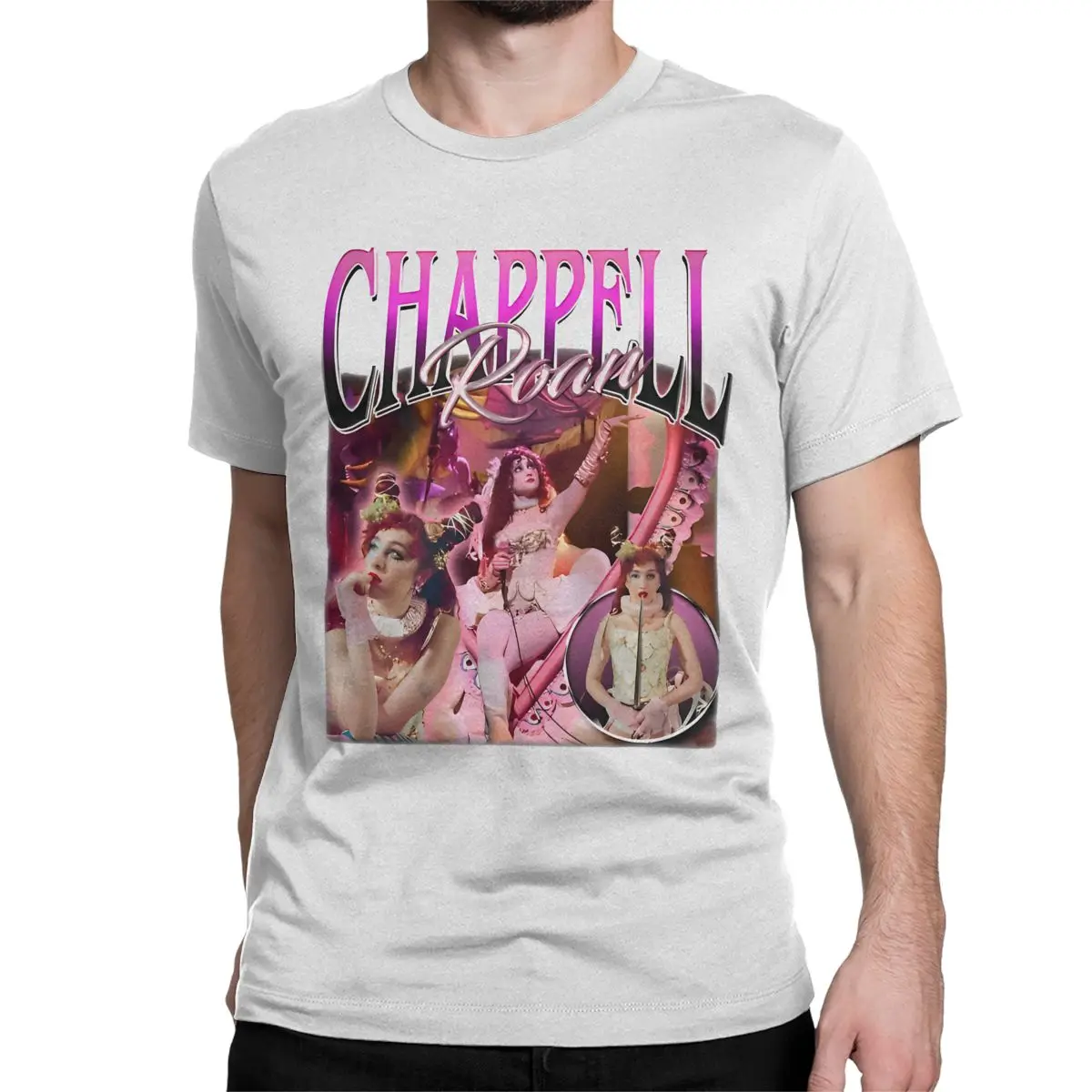 thumbnail image 1 of Camisetas de princesas del Medio Oeste para hombres y mujeres, cantantes estadounidenses, Chappell Roan, algodón puro, camisetas vintage de cuello redondo, idea de regalo, 1 of 7