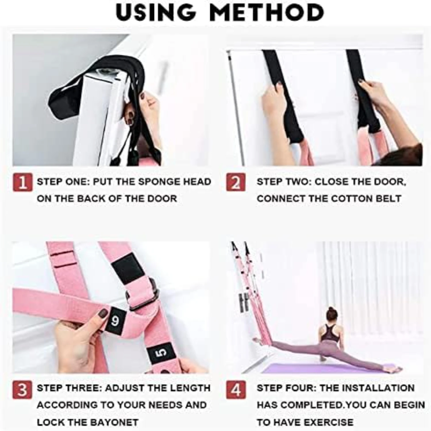Enhance Your Flexibility and Strength with the Ideal Adjustable Leg Stretcher-Perfect for Beginners and Athletes Alike-Great