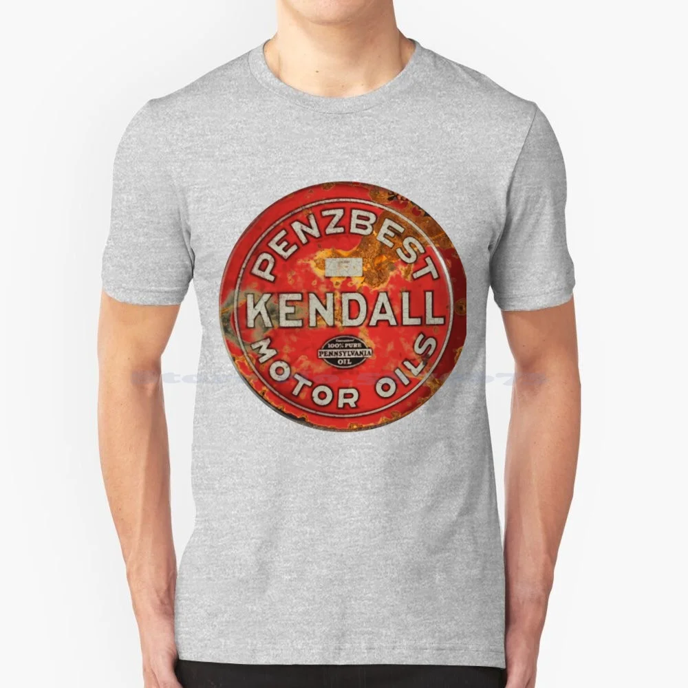 Kendall Motor Oil T Shirt 100% Cotone Tee Motor Oil Back Catalogo Automobile Car Engine Garage Grunge Kendall Lubrificante Meccanico