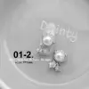 10pcs Summer Mermaid Conch Shell Starfish Nail Art Parts Zircon Crystal Manicure Nails Accesorios Supplies Decorations Charms 5