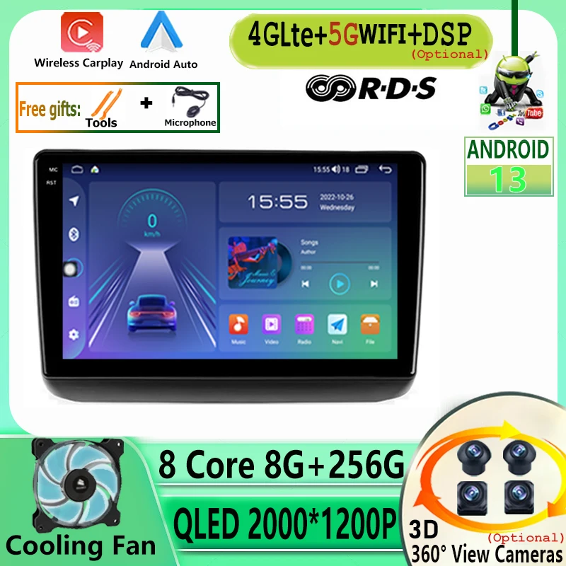 

Car Radio Android 13 For Jeep Grand Cherokee WK2 2013 - 2020 Multimedia Video Player Navigation Stereo GPS No 2Din 2 Din DVD